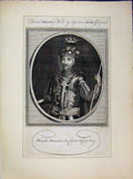 Old Antique Print Edward Prince Wales Duke Cornwall Canterbury Cathedral