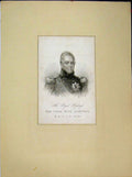 Original Old Antique Print Portrait Royal Highness Lord High Admiral