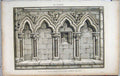 Old Antique Print 1799 Lysons Niches Elder Chapel Lady Bristol Cathedral 18th