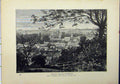 Original Old Antique Print 1898 General View Winchester Town Carl Norman 19th