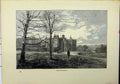 Old Antique Print View Beaudesert 1898 Country Scene House Social History 19th