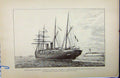 Antique Old Print *3395 C1889 French Sailing Ship Littoral Maritime History