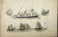 Antique Old Print *298 C1889 French Sailing Ship Littoral Maritime History