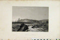 Original Old Antique Print View Near Havre Sailing Ship Fishermen Cliffs
