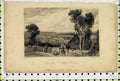 Original Old Antique Print 1831 View Lyons Marie Fourvieres Town Scene Finden