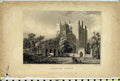 Original Old Antique Print 1836 View Thornton Priory Church Rhodes Watkins 19th