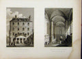 Old Antique Print France Prison St Germain 1829 Law Courts Justice Lewis 19th