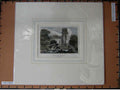 Old Antique Print Coloured C1880 Guys Tower Ww1Wick Castle Ww1Wickshire 19th