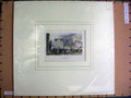 Original Old Antique Print Hand Coloured C1880 Ancient Gateway Barking Essex