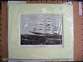 Original Old Antique Print Passenger Emigrant Ship Benvenue Built 1867 19th