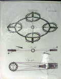 Original Old Antique Print Encyclopaedia Astronomy Diagrams Shapes Sun Bell