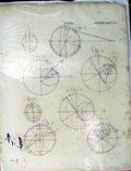 Original Old Antique Print Encyclopaedia C1779 Tide Drawings Diagrams Shapes