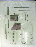 Old Antique Print Encyclopaedia Electricity Diagrams Drawings Instruments