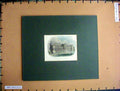 Original Old Antique Print Hand Coloured C1880 Architecture Chapel Windsor 19th
