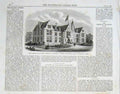 Original Old Antique Print Sailors Daughters' Home Hampstead 1869 Victorian