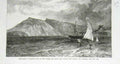 Original Old Antique Print Shadwan Gulf Suez Where Mail Ship Carnatic Wrecked