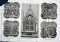 Original Old Antique Print Monument Lord Elgin Calcutta Cathedral India 1869