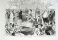 Original Old Antique Print School For Children Seamen Wellclose Sq 1870 London