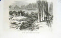 Original Old Antique Print Graves German Officers Nr Sedan 1870 War France 19th