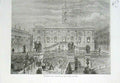 Original Old Antique Print Declaring Plebiscite On Capitol Rome 1870 Victorian