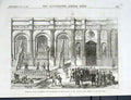 Old Antique Print Protection For Bas Reliefs Jean Goujon Louvre Paris 187 19th