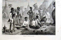 Original Old Antique Print Burmese At Prayer To Guadama 1875 Burnah Victorian