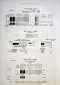 Original Old Antique Print Details Russian & British Armies For Army Reorganisa