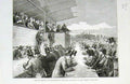 Original Old Antique Print Gladstone Speaks On Turkey Blackheath 1876 Victorian