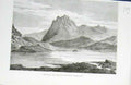 Original Old Antique Print Pillar Rock Ennerdale Cumberland 1876 19th
