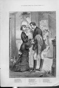 Old Antique Print Dicks Dilemma By Hunt Fine Art Hunting Or Play At Home