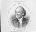 Old Antique Print Rev Jenkins President Wesleyan Congress 1880 Portrait 19th