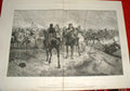 Original Old Antique Print Blenheim August 13Th 1704 Fine Art 1880