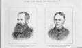 Original Old Antique Print Lord Mountmorres Lt Wood Portrait 1880 Victorian