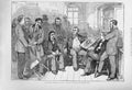 Old Antique Print Harpers Weekly During American Presidential Election 18 19th