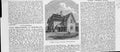 Original Old Antique Print Village Club Clapham Bedfordshire 1880 Victorian