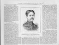 Original Old Antique Print Lt W C Owen 1880 Portrait 19th Century