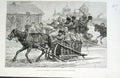 Original Old Antique Print Butter Week In A Siberian Village 1882 Victorian