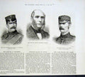 Old Antique Print Portraits Col Balfour George Critchett Oculist Capt J