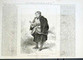 Original Old Antique Print Miss Kelly As Scotch Fishwife 1882 Theat Victorian