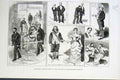 Old Antique Print Christmas Entertainment At Charing Cross Hospital 1882 19th