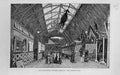 Old Antique Print Canadian Court International Fisheries Exhibition 1883 19th