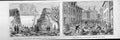 Original Old Antique Print Disaster At Montreux Burst Resevoir 1888 France 19th