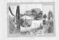 Original Old Antique Print Hyeres France Hotel D'Albion & Views 188 Victorian