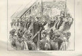 Original Old Antique Print Opening New Oxford House Bethnal Green 1892 19th