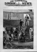 Old Antique Print German Emperor On Board Queens Yacht Victoria & Albert