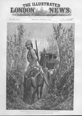 Old Antique Print On The March From Beira For Anglo Portugese Boundry Com