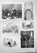 Old Antique Print Emperor William Visit Wittenberg For Luther Celebration