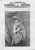 Original Old Antique Print C'Est Mopi By Weisz Fine Art 1892 In Love! Victorian
