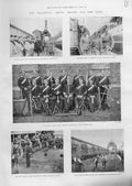 Original Old Antique Print Troops For The Cape 1899 S. Africa Crisis Victorian