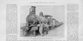 Old Antique Print Free State Train At Norvalls Station South Africa 1899 19th